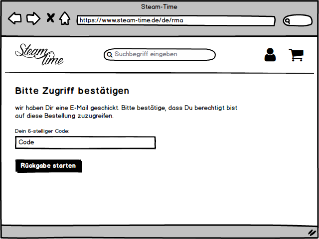 2. Schritt: Zugriff bestätigen