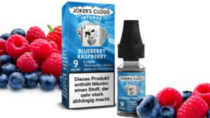 Jokers Cloud Intense Blueberry Raspberry Liquid mit dem fruchtigen Geschmack von Blaubeeren und Himbeeren