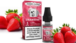 Jokers Cloud Intense Strawberry Liquid mit Erdbeergeschmack