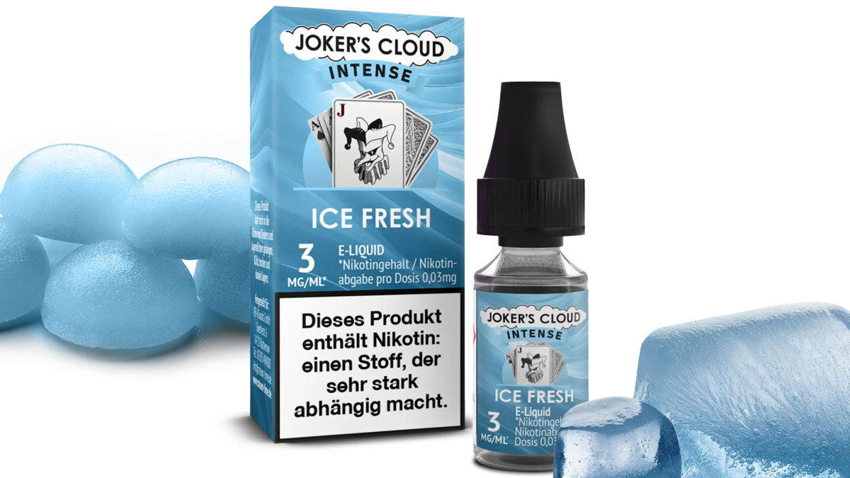 Jokers Cloud Intense Ice Fresh Liquid mit Eisbonbongeschmack
